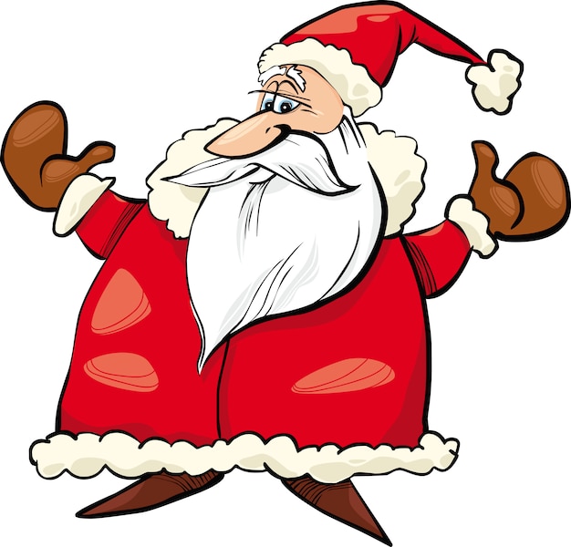 Cheerful Santa Claus