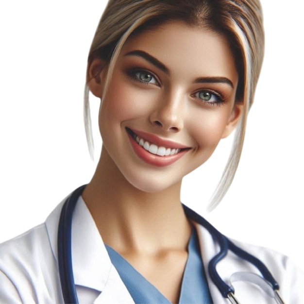 Cheerful Young Doctor healthcare and medicine illustration