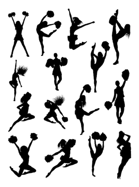 Cheerleader silhouette