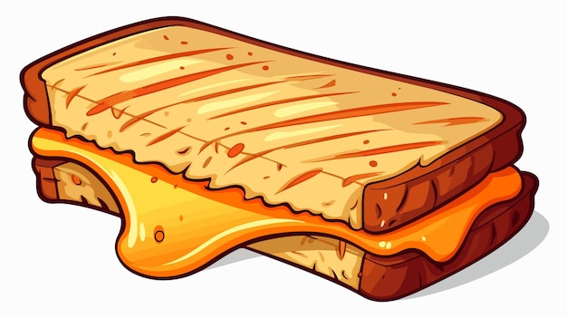 Cheese Cartoon Illustration for Grilled Cheese Lovers