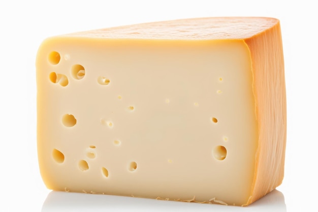 Vector a cheese with holes in the middle