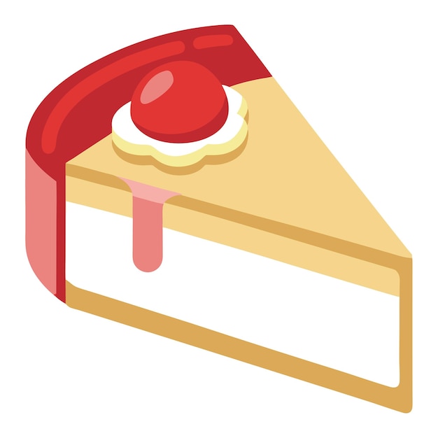 Vector cheesecake clipart vector art and illustration