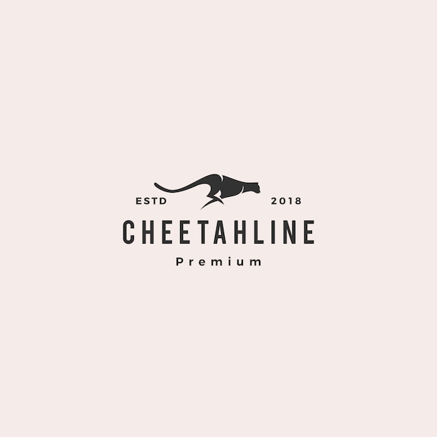 Cheetah logo vector illustration