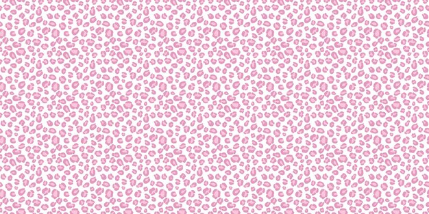 Vector cheetah seamless vector pattern background pastel pink girly