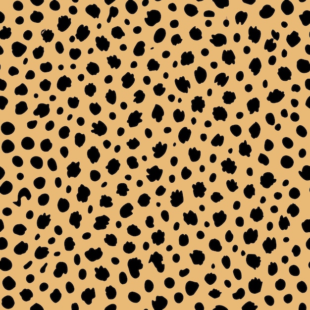 Vector cheetah skin seamless pattern background vector illustration for fabric and apparel accessories