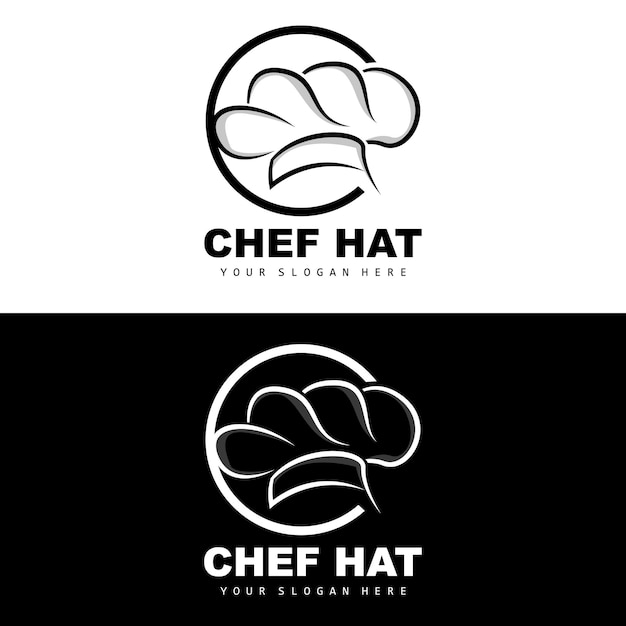 Chef Hat Logo Restaurant Chef Vector Design For Restaurant Catering Deli Bakery