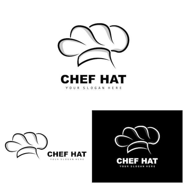 Chef Hat Logo Restaurant Chef Vector Design For Restaurant Catering Deli Bakery