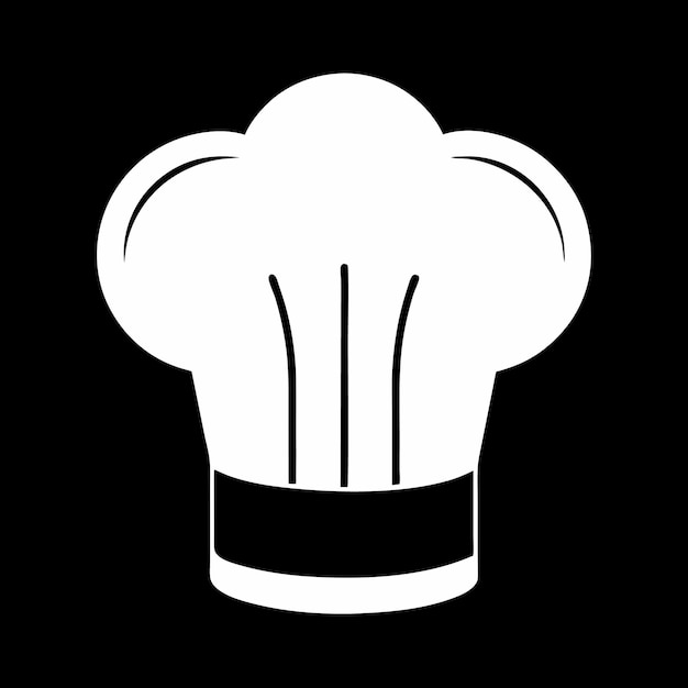 Vector chef hat symbol logo design