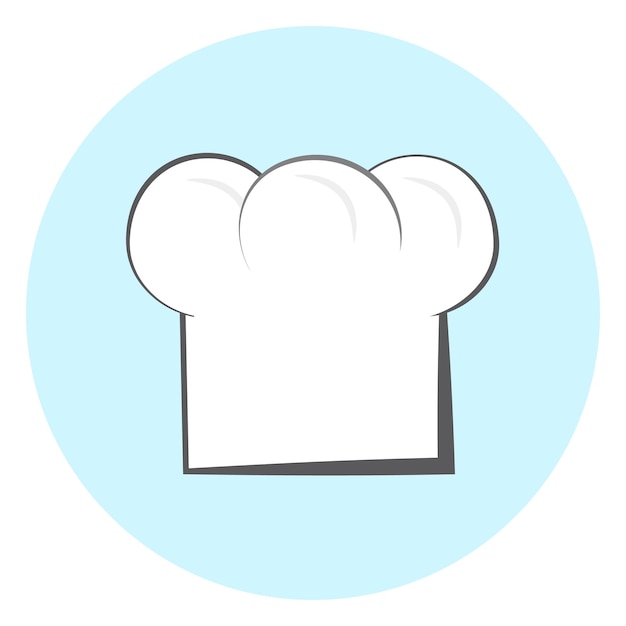 Chef hat vector icon