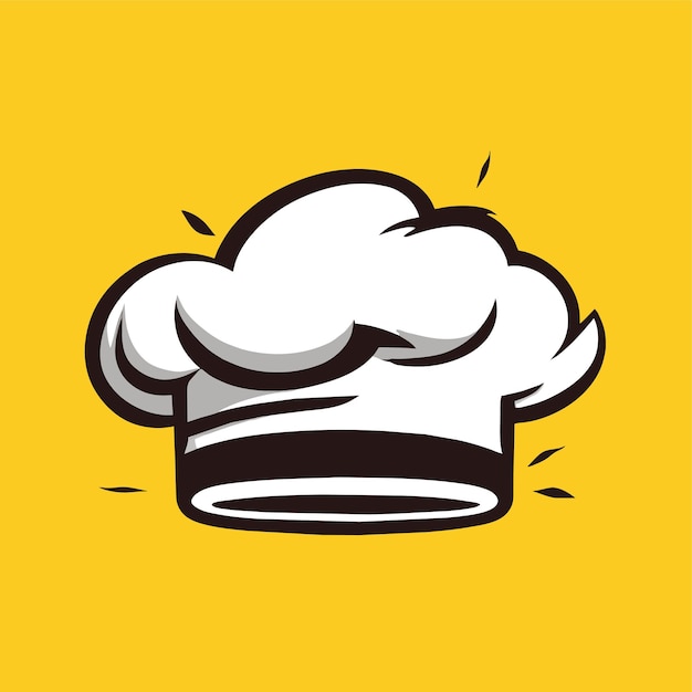 Chef hat vector illustration or cocking logo