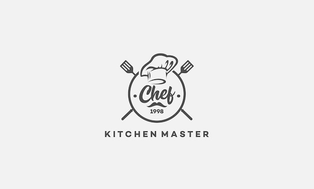 Vector chef logo logo design vector template