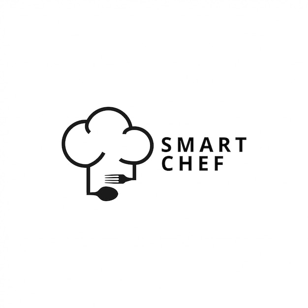 The chef logo template illustration