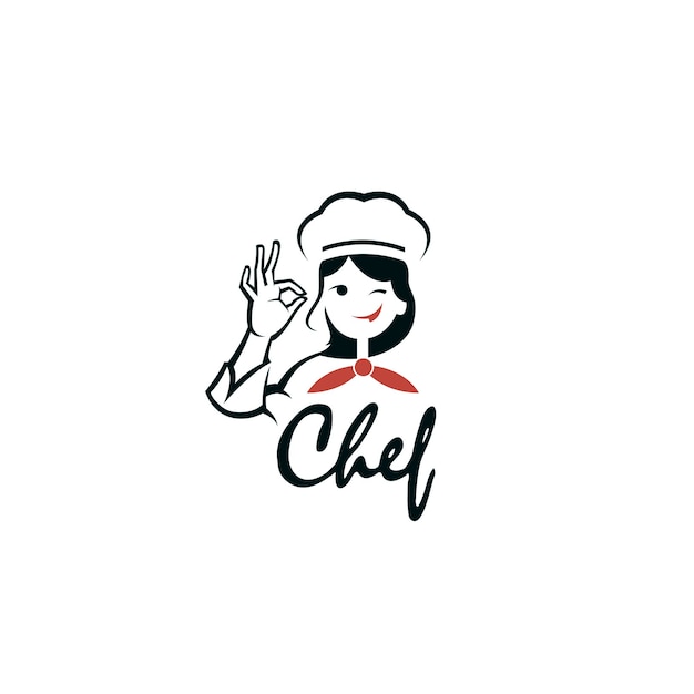 chef woman design