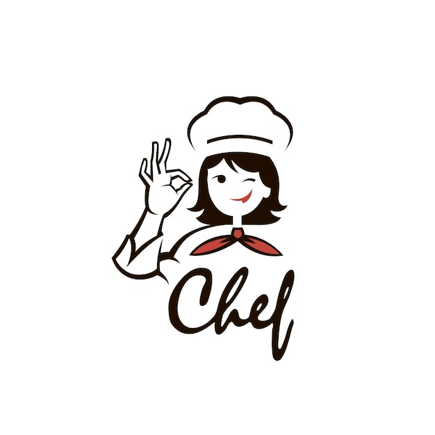 chef woman design