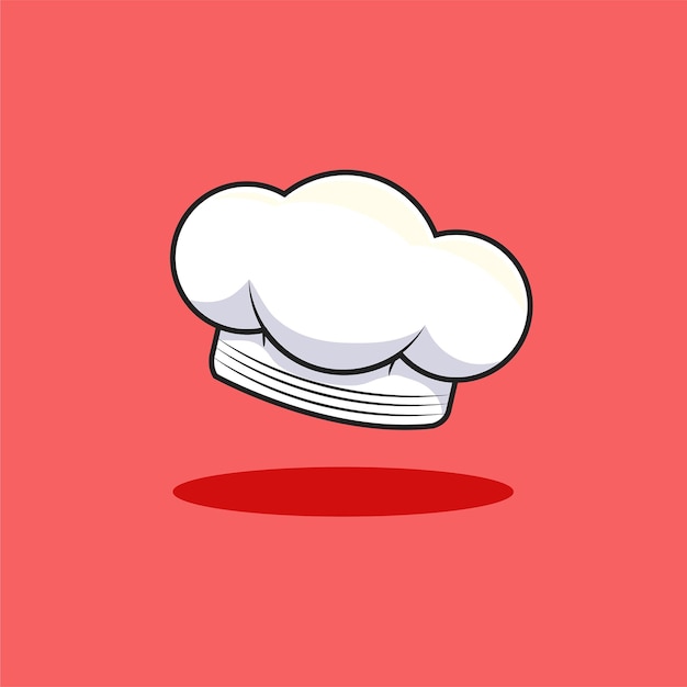 Vector chefs hat character vector illustration food work