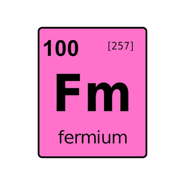 Chemical element of periodic table