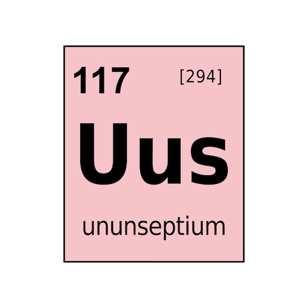 Chemical element of periodic table