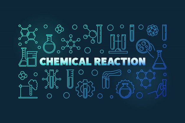 Chemical Reaction outline icons