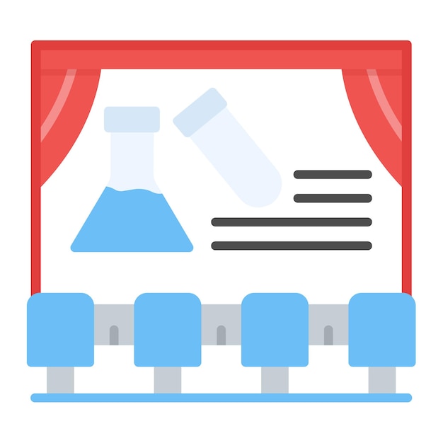 Chemistry Seminar Vector Illustration