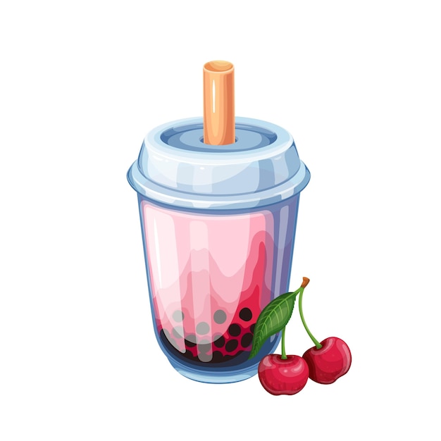 Cherry Bubble Tea