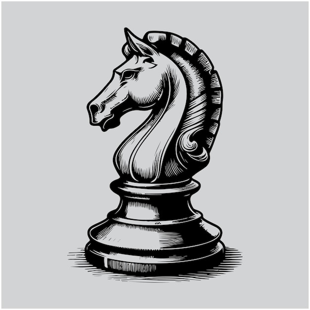 Chess Piece Rook Drawing vector Illustration