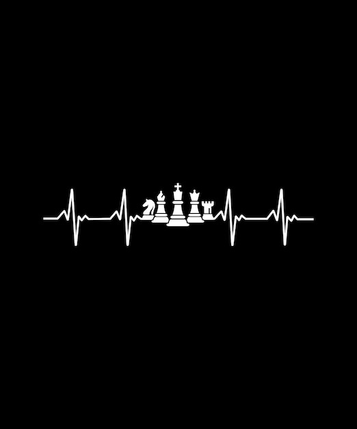 Chess Player Heartbeat TShirt