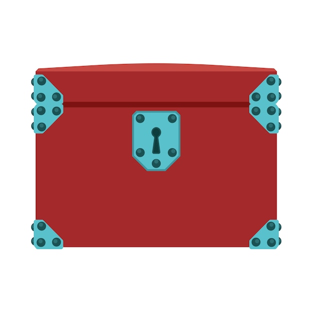 Chest box treasure illustration