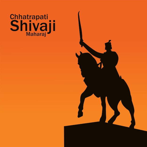 chhatrapati shivaji maharaj jayanti,Vector illustration.