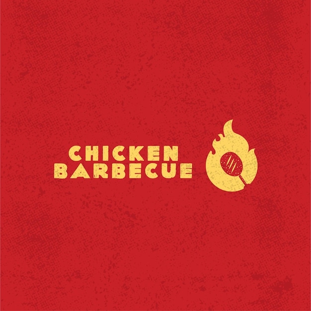 Chicken Barbecue Logo Brand Design