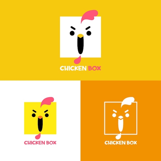 CHICKEN BOX FLAT LOGO SET