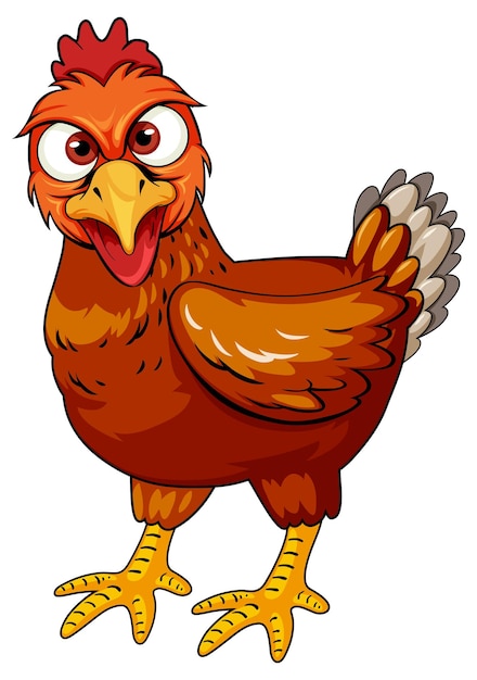 A Chicken Cartoon Character