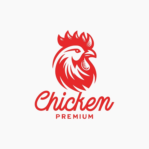 chicken logo vector illustration