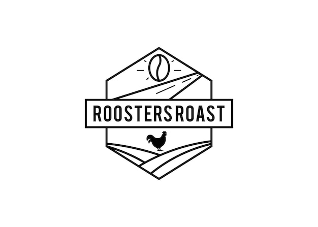 chicken roasted logo design cafe restaurant