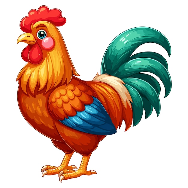 Chicken vector carton illustration