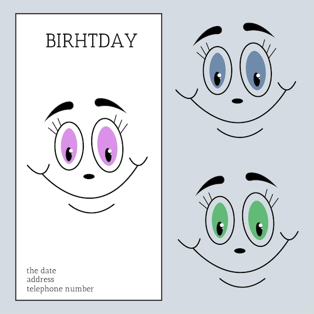 Child s birthday banner concept birthday day concept paper flat birthday day concept paper banner