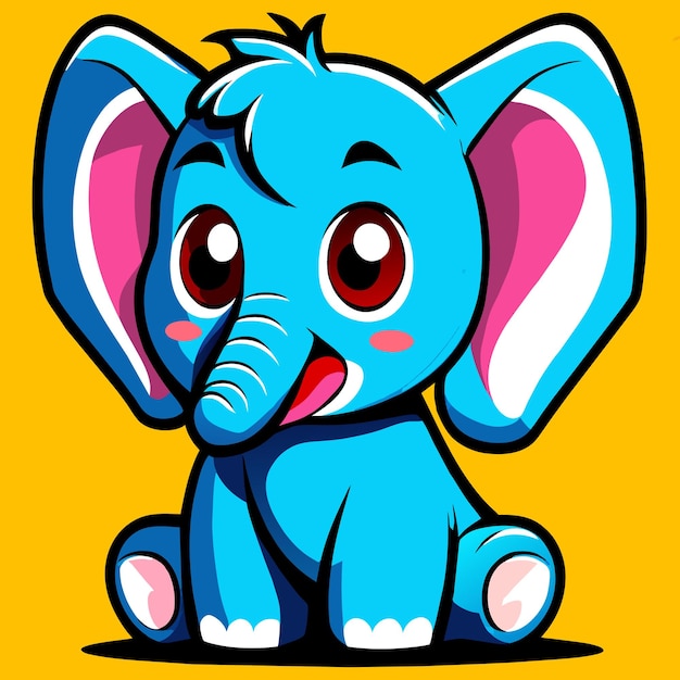 ChildFriendly Elephant Graphic for Apps