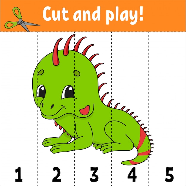 childish game with animal to learn numbers