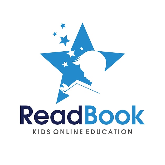 Children reading logo