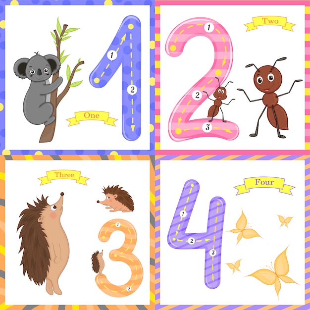 Children's learning to count and write. the study of numbers