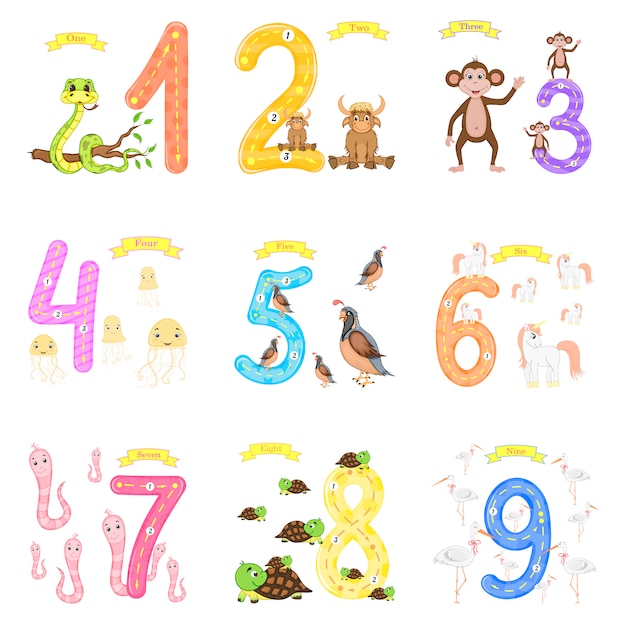 Children's learning to count and write