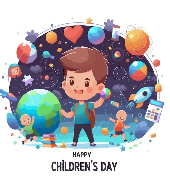 Childrens day special vector