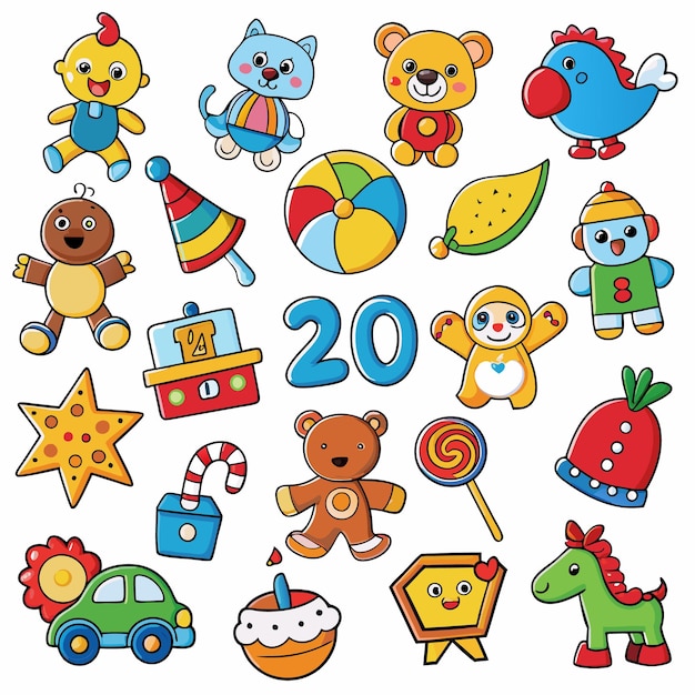 childrens toy stickers