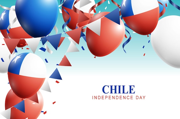 Chile Independence Day background. Festivities Fun Historical. Vector illustration