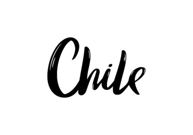 Chile Lettering.