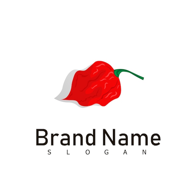 Chilli logo hot nature design symbol