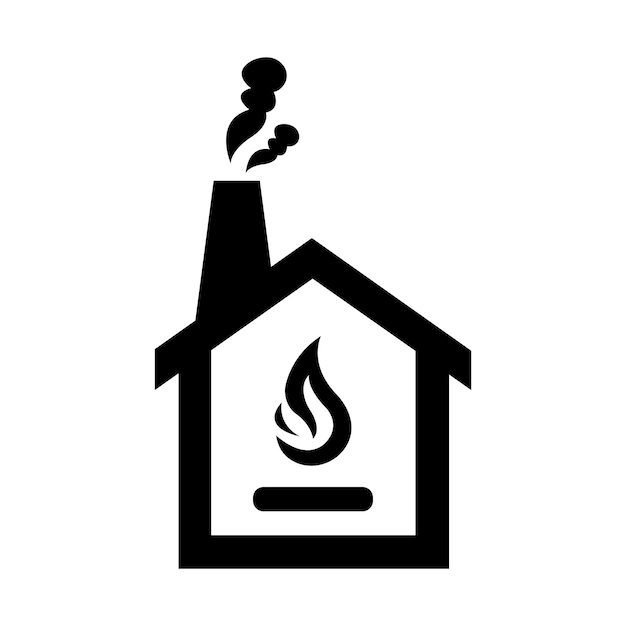 Chimney icon logo vector design template