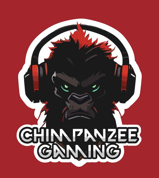 Chimpanzee gaming logo