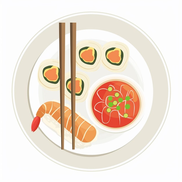 china food asian vector chinese illustration asia culture meal traditional background ori