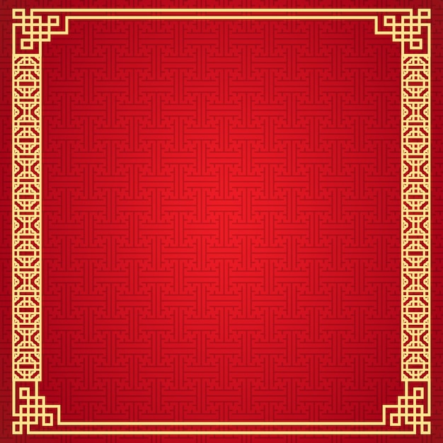 Chinese frame background.  