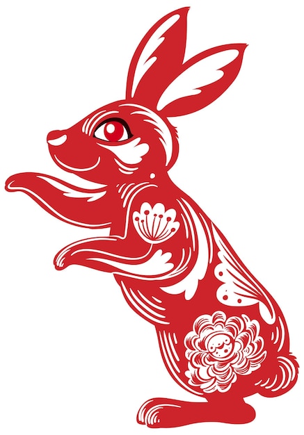 Chinese Lunar New Year Rabbit symbol 2023